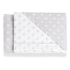 Set lenzuola culla Italbaby 40 1005 004 NEXT2ME 3 pezzi Pois grey
