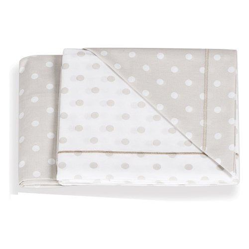 Set lenzuola culla Italbaby 020 1288 03 NEXT2ME FOREVER 3 pezzi Pois t