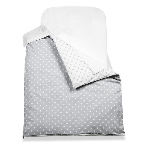 Set culla Italbaby 40 1140 884 NEXT2ME Piumino Pois grey