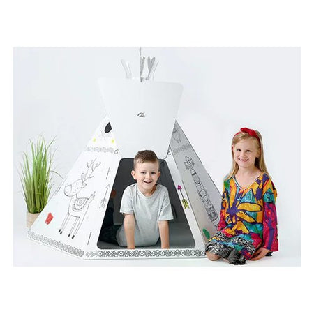 Tenda giocattolo Biemme by Bcs 5002 B Colorabile Paper Tipì Tent Bianc