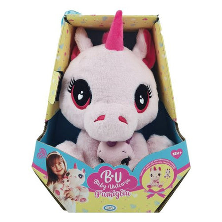 Peluche Ods 43556 MY VIP Mamma Unicorno con cucciolo h.10cm Assortito