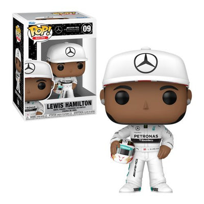 Personaggio collezione Funko 80581 POP RACING F1 Lewis Hamilton with H