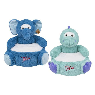 Peluche Globo 83339 PELUX Poltrona Elefante/Dino Assortito