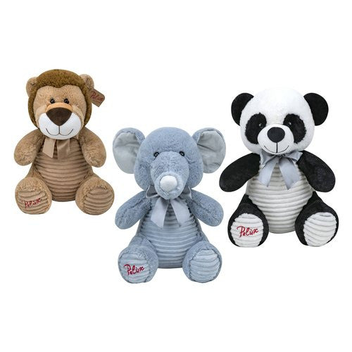 Peluche Globo 83494 PELUX Animale seduto con t-shirt Assortito