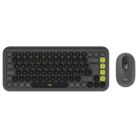 Tastiera e mouse Logitech 920 013115 POP Icon Combo Graphite e Green