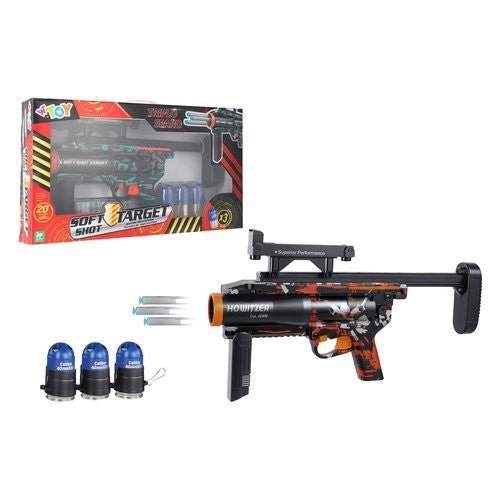 Fucile giocattolo Globo 42443 W’TOY Triplo sparo 20 proiettili e 3 pal