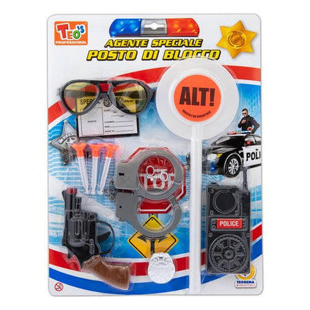Set arma giocattolo Teorema 61967 TEO'S Agente Speciale Posto di Blocc