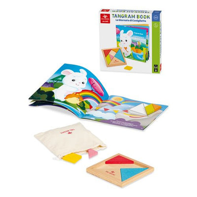 Gioco educativo Dal Negro 55758 Tangram Book, La Giornata di Conigliet