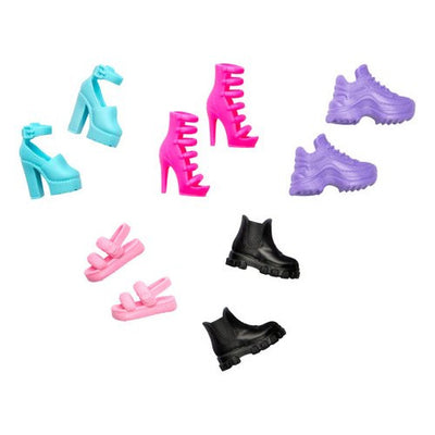 Scarpe Fashion bambola 5 paia Mattel HWV71 BARBIE Assortito