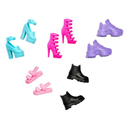 Scarpe Fashion bambola 5 paia Mattel HWV71 BARBIE Assortito