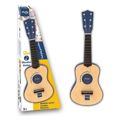 Chitarra giocattolo MeMe Music 59055 Jim Classic Legno naturale e Blu