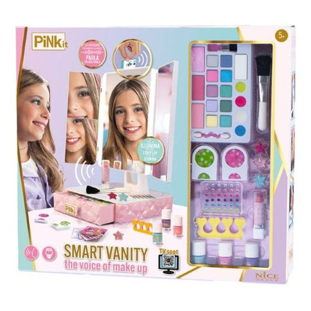 Smart Vanity Mirror kit Make up Nice 40058 PINK.IT Assortito