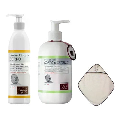 Set regalo Infanzia Fiocchi di Riso 00095401000000 Cofanetto Bagnetto