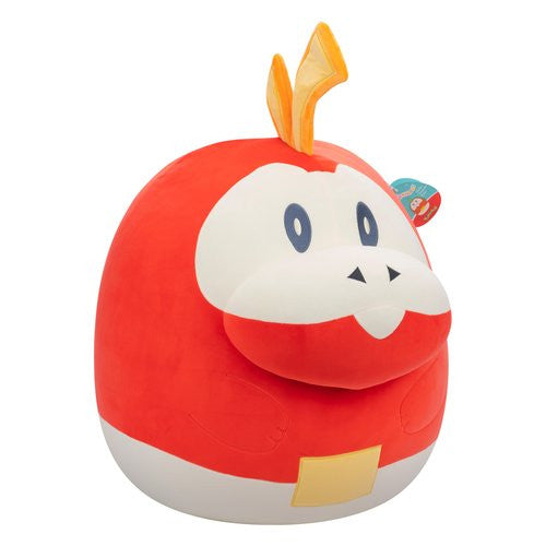 Peluche Jazwares SQ013000 SQUISHMALLOW Pokemon Fuecoco Rosso e Bianco