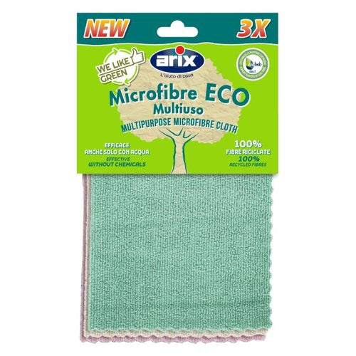 Panni multiuso Arix 28612 WE LIKE GREEN Eco Colori assortiti