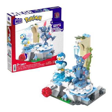 Piplup e Sneasel Divertimento sulla Neve Mega Bloks HKT20 POKÉMON