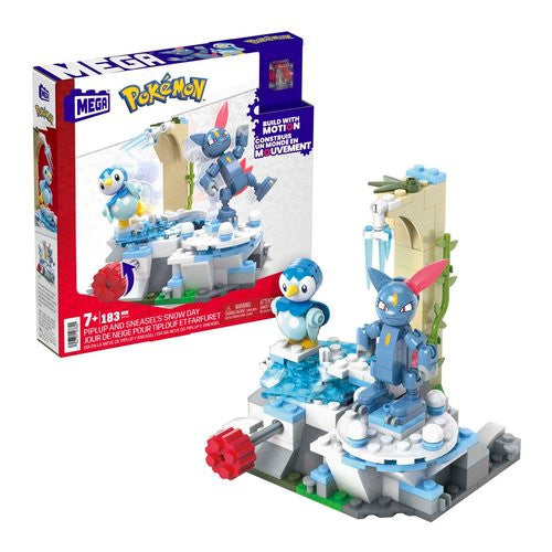 Piplup e Sneasel Divertimento sulla Neve Mega Bloks HKT20 POKÉMON
