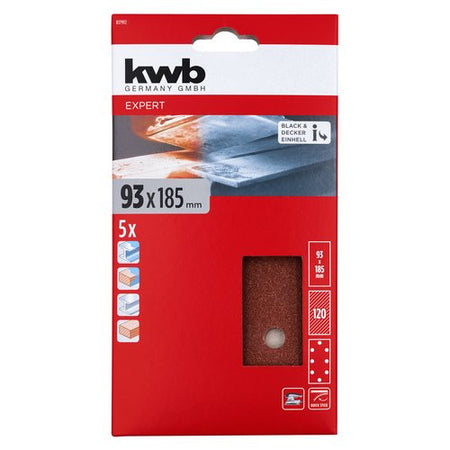 Set fogli abrasivi levigatrice Kwb 49817912 QUICK STICK