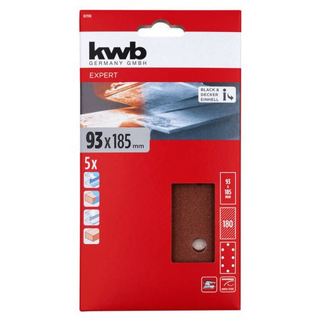 Set fogli abrasivi levigatrice Kwb 49817918 QUICK STICK