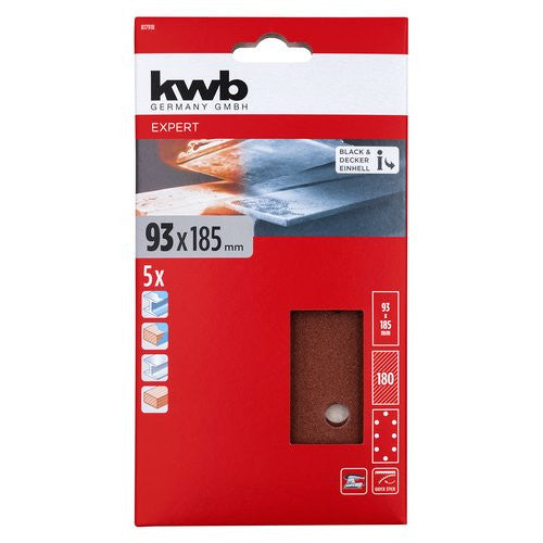 Set fogli abrasivi levigatrice Kwb 49817918 QUICK STICK