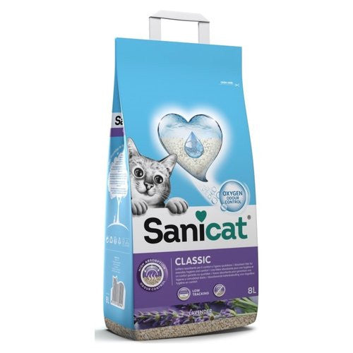 Lettiera gatti Sanicat 320041 Classic Oxygen 8.0 lt
