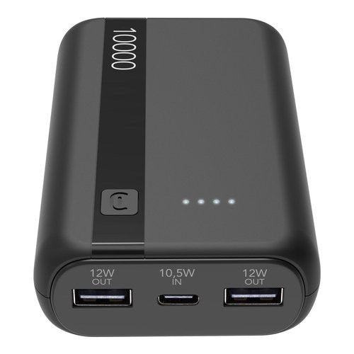 Power bank Cellular Line PBENTRY10000K Black