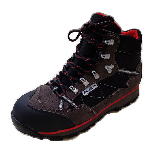 Scarpe alte da trekking antinfortunistiche in pelle scamosciata S3 WR CI HRO SRA
