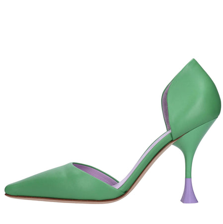 3JUIN Scarpe con Tacco Verde da donna