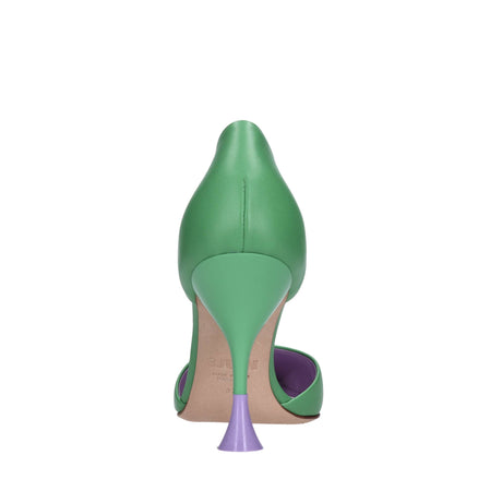 3JUIN Scarpe con Tacco Verde da donna