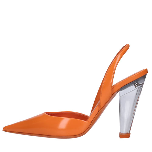 3JUIN Scarpe con Tacco Arancio da donna