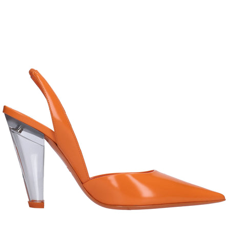 3JUIN Scarpe con Tacco Arancio da donna