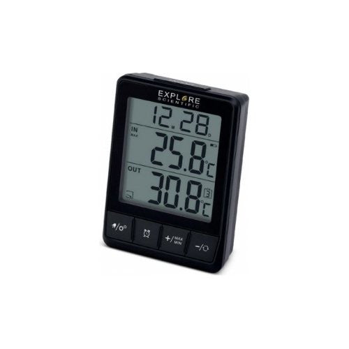 Sveglia Explore Scientific WSH002BLK Multifunzione con sensore Black
