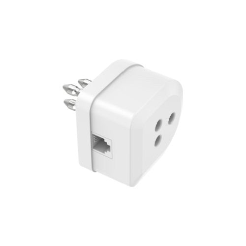 Adattatore telefonia Hama 00201159 Tripolare Plug Avorio