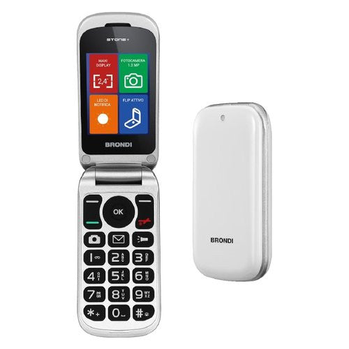 Cellulare Brondi 10278081 STONE+ Dual Sim White