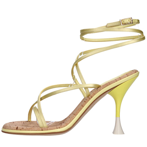 3JUIN Sandali Giallo da donna