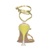 3JUIN Sandali Giallo da donna