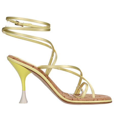 3JUIN Sandali Giallo da donna