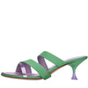 3JUIN Sandali Verde da donna