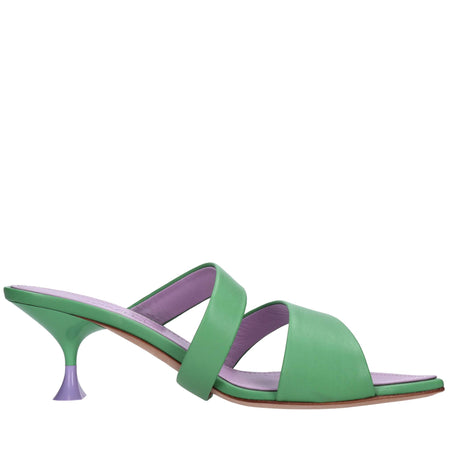 3JUIN Sandali Verde da donna
