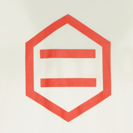 DOLLY NOIRE Felpa Cappuccio Uomo Hexagon White &amp; Red Hoodie White/red da uomo