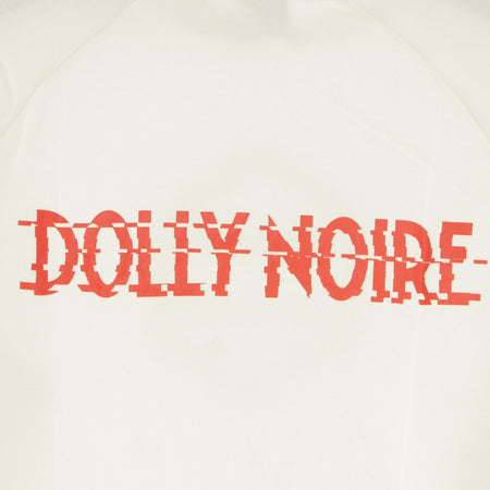 DOLLY NOIRE Felpa Cappuccio Uomo Hexagon White &amp; Red Hoodie White/red da uomo