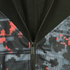 DOLLY NOIRE Felpa Cappuccio Zip Uomo Virtual Zip Hoodie Black/glitch Camo da uomo