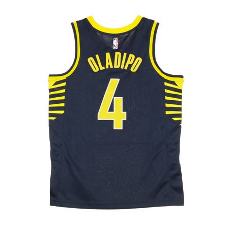 NIKE NBA Canotta Basket Uomo Nba Swingman Jersey Icon Edition 2020 N 4 Victor Oladipo Indpac College Navy/amarillo da uomo