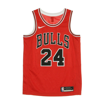 NIKE NBA Canotta Basket Uomo Nba Swingman Jersey Icon Edition 2020 No 24 Lauri Markkanen Chibul University Red/white da uomo