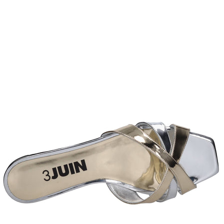 3JUIN Sandali Oro da donna