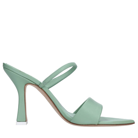 3JUIN Sandali Verde da donna