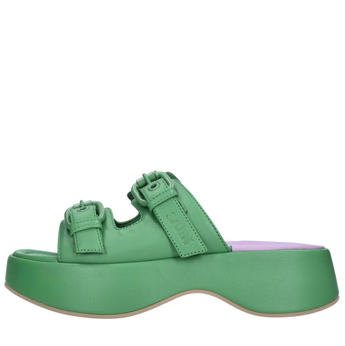 3JUIN Sandali Verde da donna