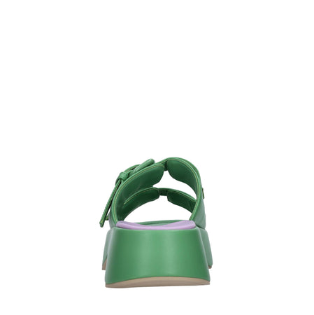 3JUIN Sandali Verde da donna
