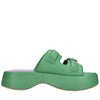 3JUIN Sandali Verde da donna