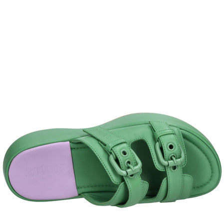 3JUIN Sandali Verde da donna